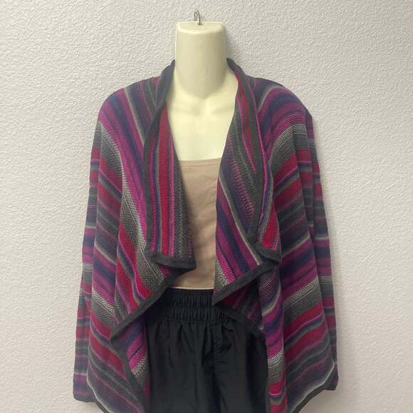 Ralph Lauren LRL Colorful Long Sleeve Open Shawl Sweater - Women's Small - NICE! - Picture 2 of 3